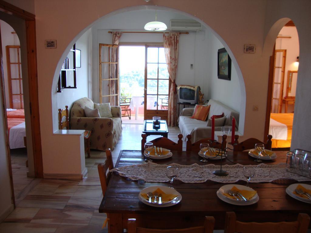 Ipsia Apartments Paleokastritsa Zimmer foto